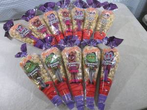 lot 203 image: (C-1) 12 Bags of Caramel Corn Popco...