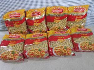 lot 219 image: (C-3) 8 Bags Fusilli Noodles 17.6 o...