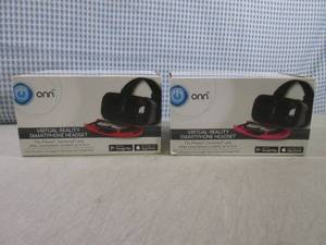 lot 280 image: (CS) 2 Onn Virtual Reality Smartpho...