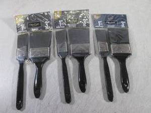 lot 321 image: (BS) 3 - 2-Pack Paint Brushes...