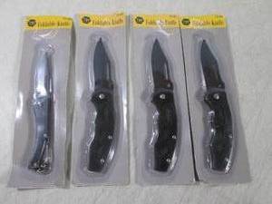 lot 322 image: (EC1) Lot of 4 Folding Knives...