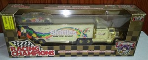 lot 17 image: Skittles Racing Team Limited Edition NASCAR Semi Tractor Trailer Racing Champions
