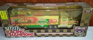 lot 18 image: Tabasco NASCAR 50th Anniversary Semi Tactor Trailer Racing Champions