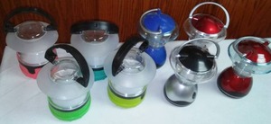lot 32 image: (8) Decorative Lanterns, Battery Operated.