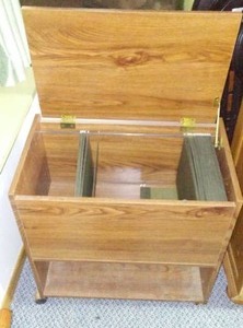 lot 58 image: Rolling File Cabinet.