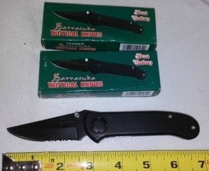 lot 79 image: (2) Barracuda Tactical Folding Knives, 7 in.