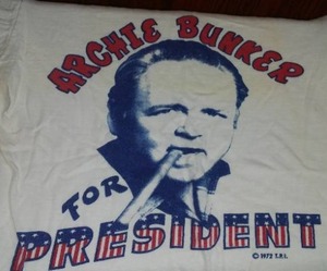 lot 101 image: Archie Bunker For President 1972 Vintage