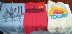 lot 103 image: (3) Vintage New York City T Shirts & Sweatshirt
