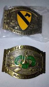 lot 112 image: Brass Belt Buckles Cavalry Theme - New