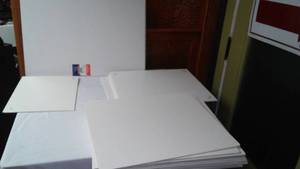 lot 152 image: Foam DisplayArt Boards (23). 3 Sizes