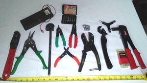 lot 164 image: Wrenches, Cutters, Rivet Set, Tester and Craftsman Screw - Out, Great Lot