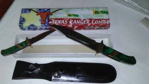 lot 188 image: Texas Ranger Combo 2 Knife Pack