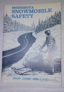 lot 43B image: 1969 And 1970 Snowmobile Safety Books, Tests And More