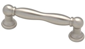 (12-pack) LIBERTY P17478C-SN-C 3 Capital Kitchen Cabinet Hardware Drawer Handle Pulls, Satin Nickel - NEW SOLD AS IS.