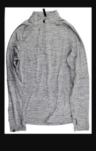 Power 14 Zip Sleet in Heather Size Large
