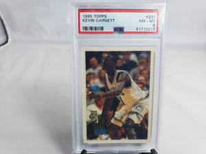 1995 Topps Kevin Garnett #237 PSA NM-MT 8