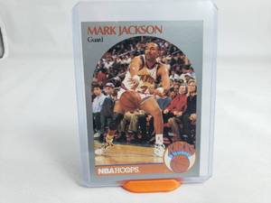 Mark Jackson 1990 Topps #205 with Menendez Brothers in the Background