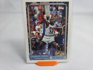 Shaquille ONeal 92 Draft Pick Rookie Card Topps 362