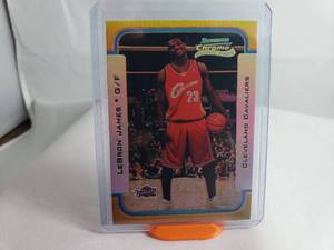 REPRINT Lebron James Bowman Chrome Rookie Card  #123