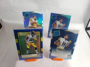 Steelers Rookie Cards JuJu Smith-Schuster Numbered 259 of 299 and James Conner