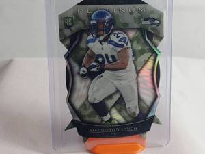 Marshawn Lynch Topps Platinum Rookie Card Die Cut No. BSDC-ML