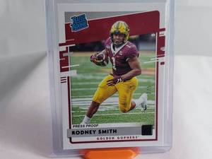 Rodney Smith Golden Gophers Rated Rookie Numbered 3 of 5 Panini No. 16