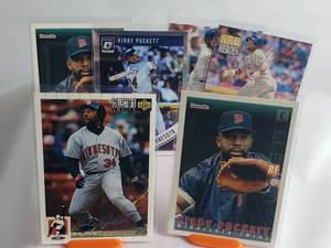 Lot of 6 Kirby Puckett Cards