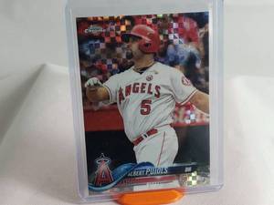 Albert Pujols Topps Chrome X Fractor 45 Chrome