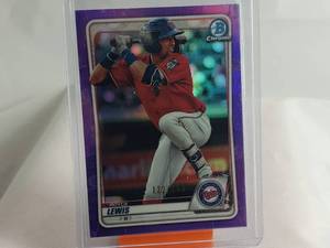 Royce Lewis Numbered 122 of 250 Purple Refractor Bowman Chrome BCP-93