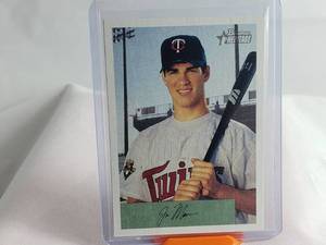 Joe Mauer Rookie Card Bowman Heritage 238