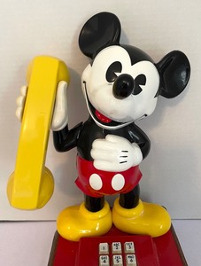 lot 98 image: Vintage Mickey Mouse Telephone