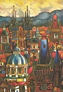 lot 150 image: Praha Framed Print