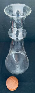 lot 157 image: Dansk Classic 1 12 Liter Carafe with Teak Stopper designed by Gunnar Cyren