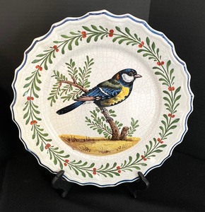 lot 170 image: Beautiful Bird Themed Plated from Italy