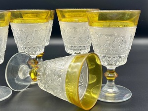 lot 131 image: Beautiful Vintage Crystal Stemware