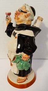 lot 303 image: Vintage Barsottini Monk Ceramic Decanter