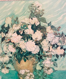 lot 313 image: Roses Print by Vincent Van Gogh