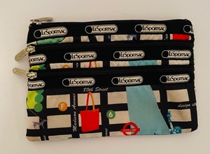 lot 312 image: 4 LeSportsac Zippered Pouches