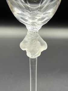 lot 255A image: Lalique Roxane Stemware Glass