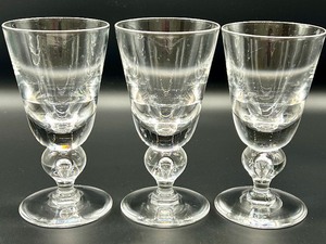 lot 252A image: Set of 12 Stueben Crystal Goblets