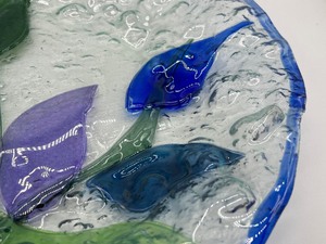 lot 232 image: Art Glass Platter