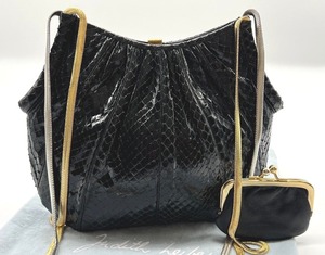 lot 221 image: Gorgeous Snakeskin Judith Leiber Handbag