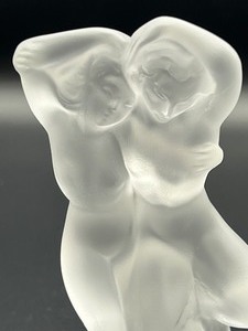 lot 203 image: Lalique le Faune Pan and Diana Figurine