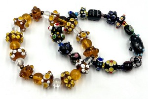 lot 228A image: Two Artisan Beaded Bracelets