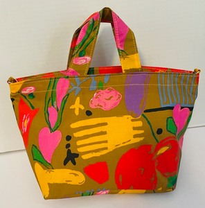 lot 350 image: Vintage Ken Done Handbag and 2 Zippered Pouches