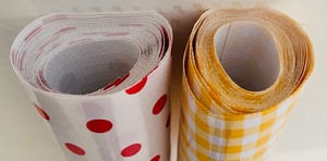 lot 349 image: 2 Rolls of Decorative Vintage Vinyl Drawer Liner