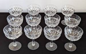 lot 265 image: Stewart Clifton Park Crystal Champagne Glasses