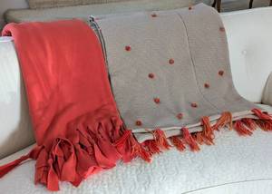 lot 278 image: Pair of Cozy Throw Blankets