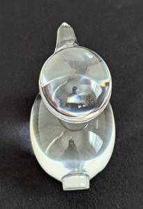 lot 282 image: Clear Glass Duck Paperweight