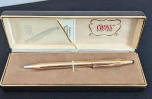 lot 416 image: Pair of Vintage Cross Gold Filled Pens